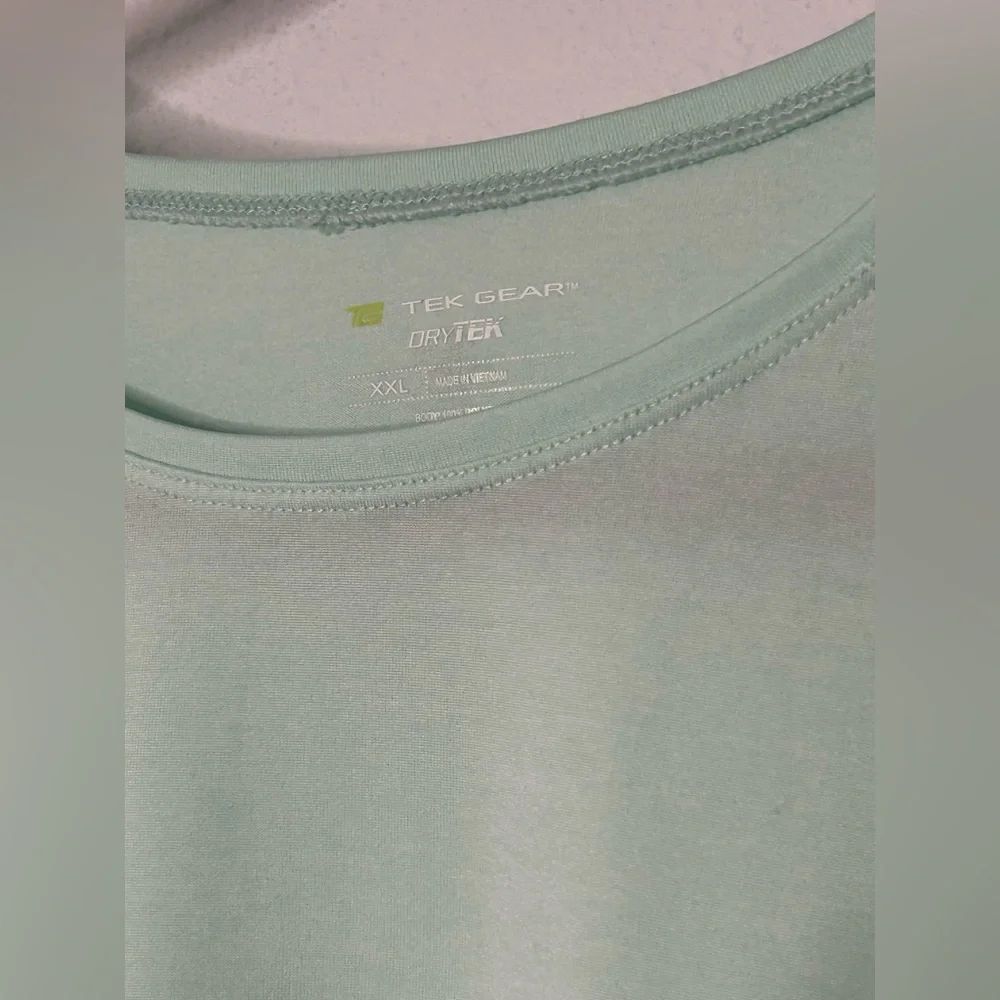 Tek Gear Mint Green Active Top Size XXL - Picture 3 of 5
